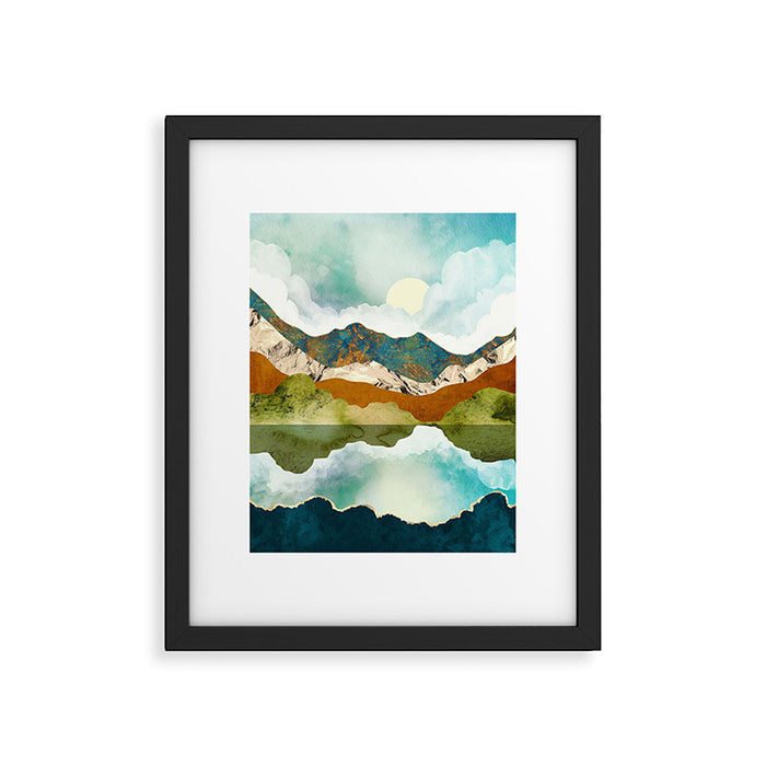 Spring Mountains Framed Art Print Gallery Image 1