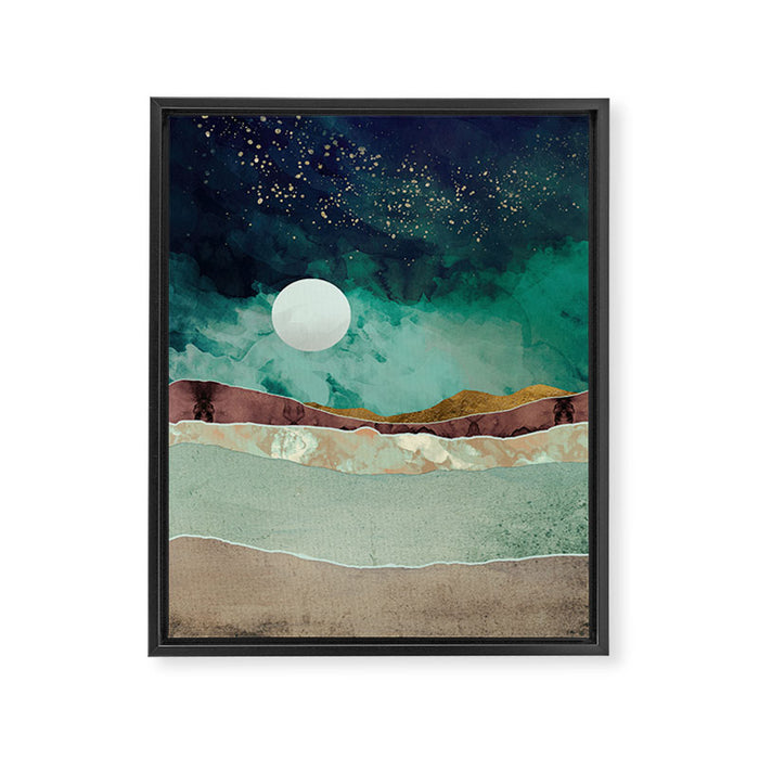 Spring Night Framed Canvas Print Gallery Image 1