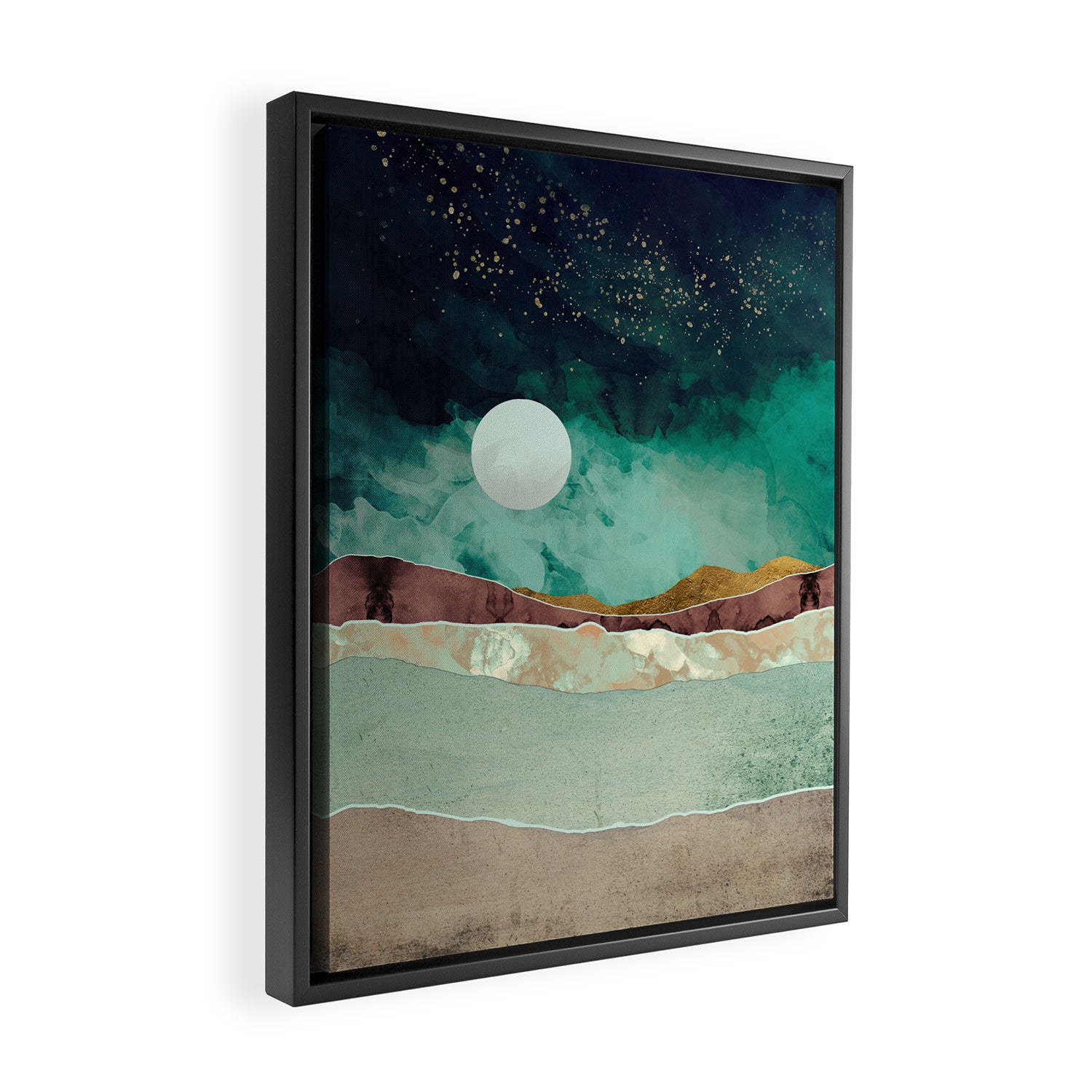 Spring Night Framed Canvas Print Gallery Image 2