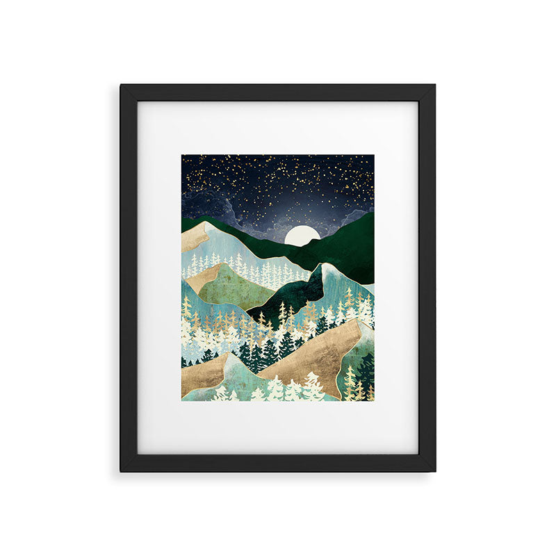 Spring Night Vista Framed Art Print Gallery Image 6