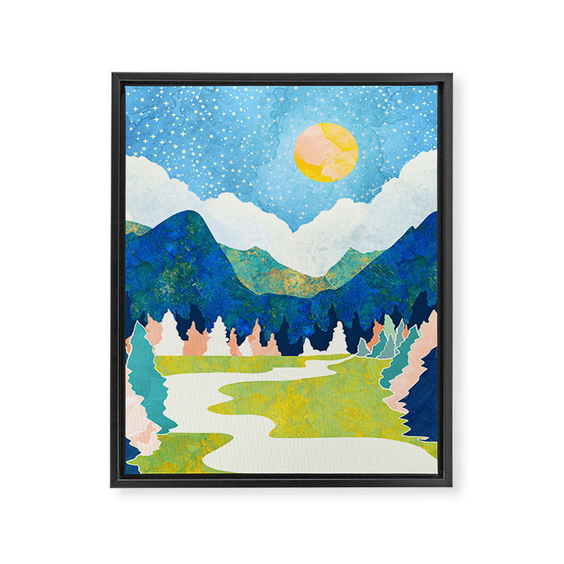 Spring River Framed Canvas Print Gallery Image 8