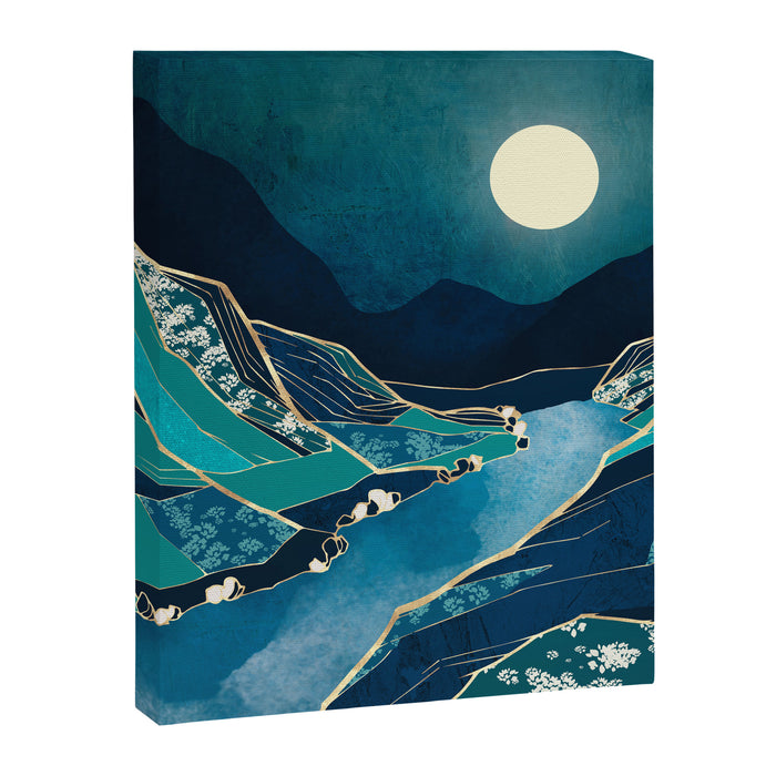 Spring River Night Canvas Print Gallery Image 1