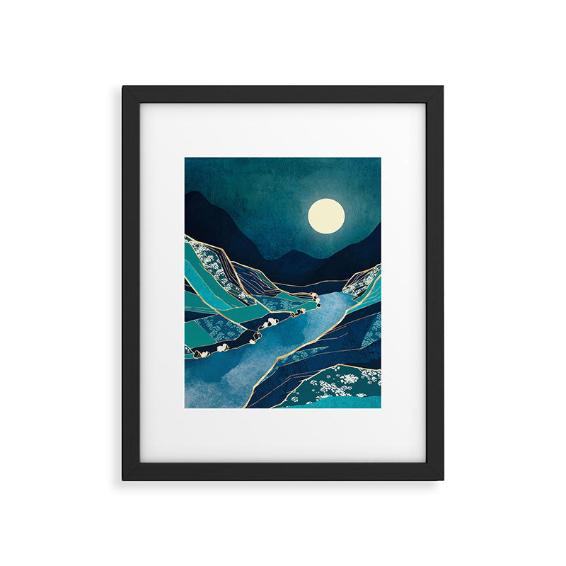 Spring River Night Framed Art Print Gallery Image 6