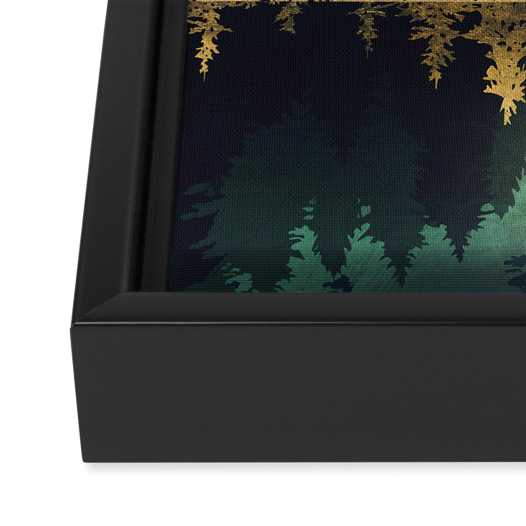 Star Forest Reflection Framed Canvas Print Gallery Image 3