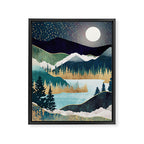 Star Lake Framed Canvas Print Gallery Image 8