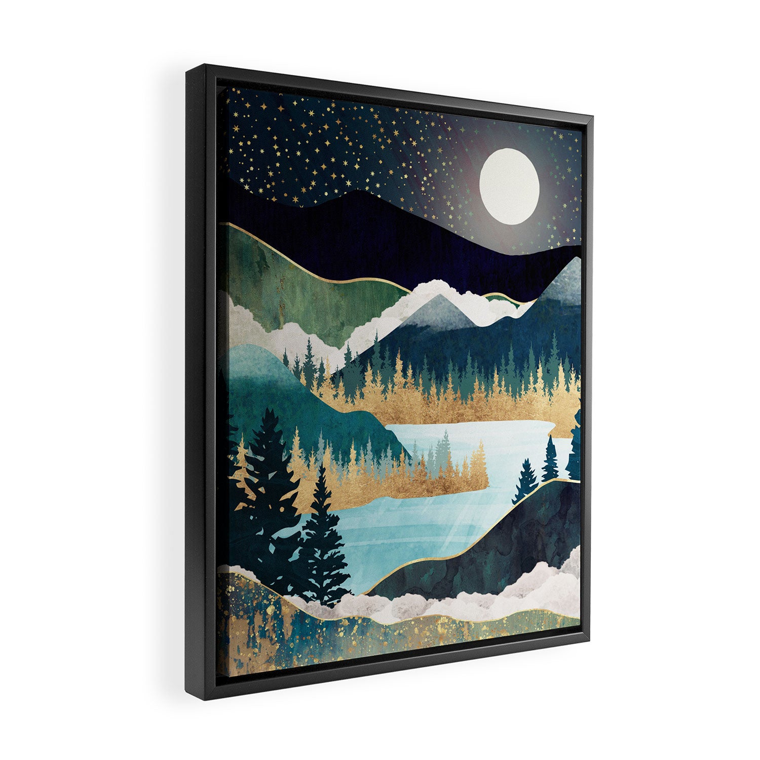 Star Lake Framed Canvas Print Gallery Image 2