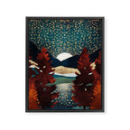 Star Sky Reflection Framed Canvas Print Gallery Image 8