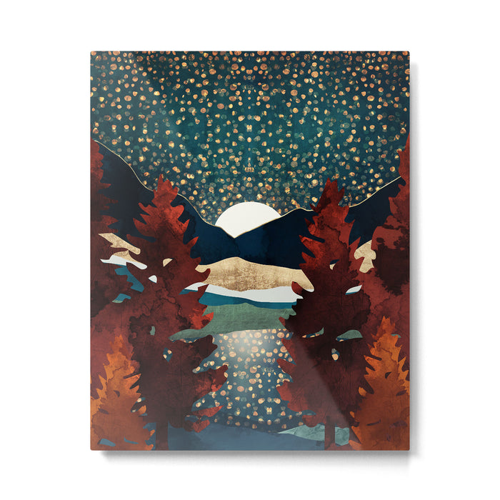 Star Sky Reflection Metal Print Gallery Image 1