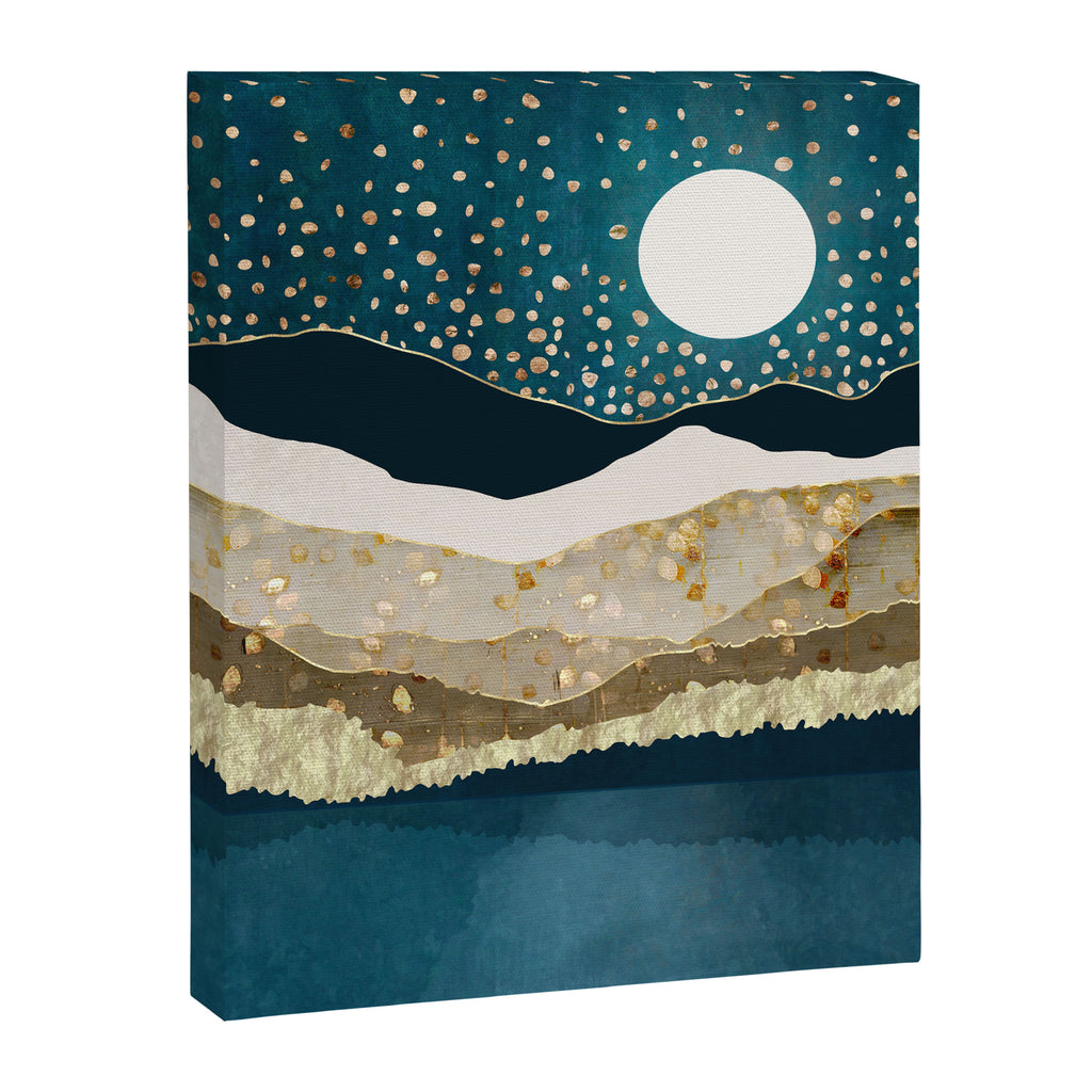 Starlit Mountain Lake Canvas Print Gallery Image 8