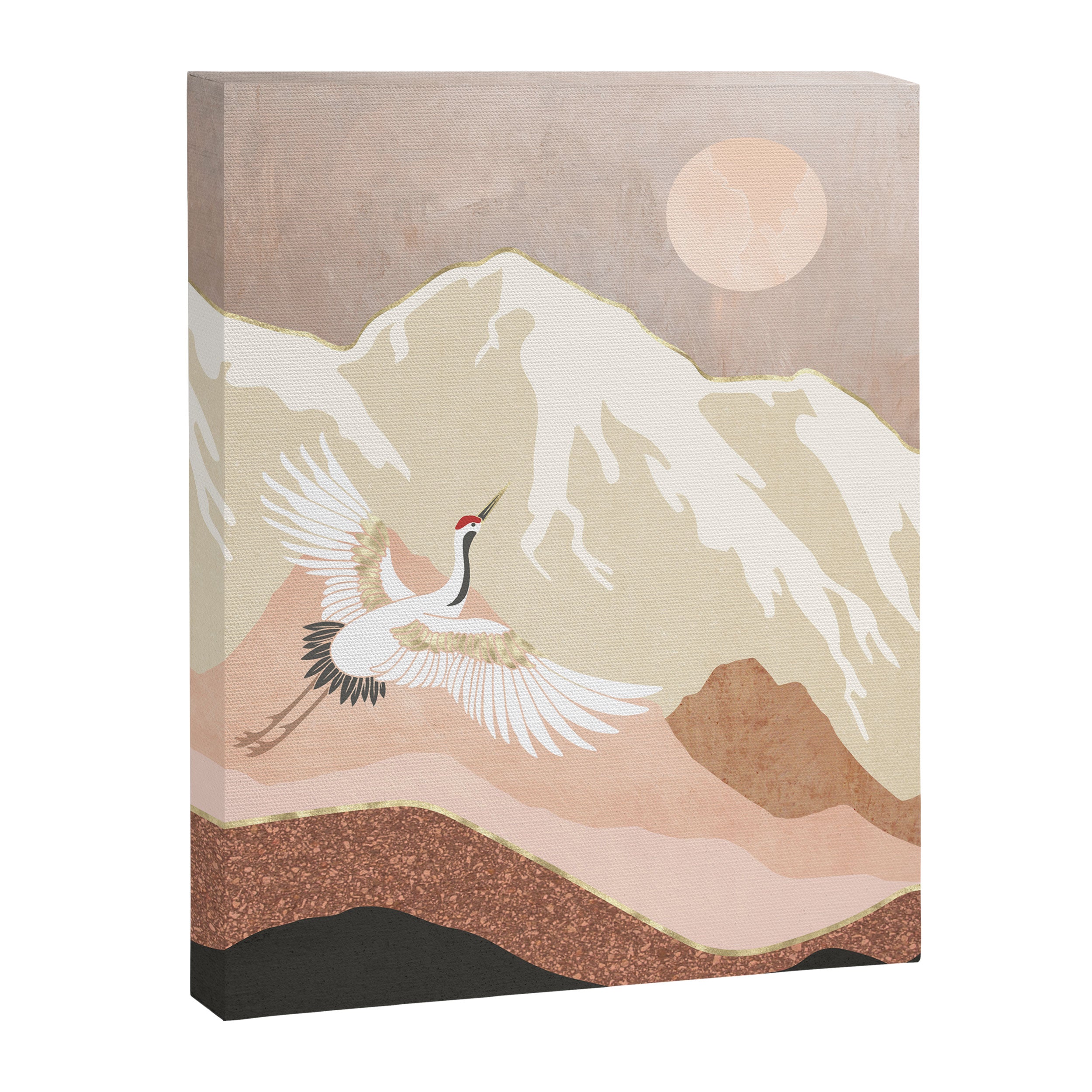 Sugar Mountain Crane Canvas Print Gallery Image 8