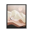 Sugar Mountain Crane Framed Canvas Print Gallery Image 8
