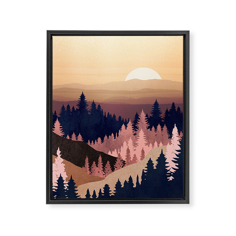 Summer Dusk Framed Canvas Print Gallery Image 8