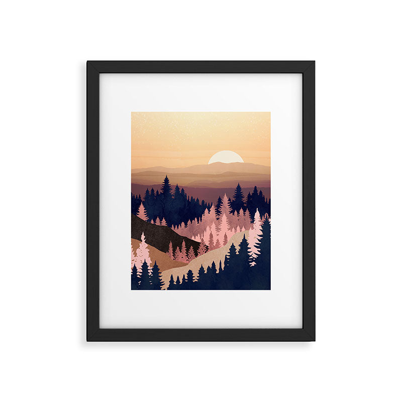 Summer Dusk Framed Art Print Gallery Image 6
