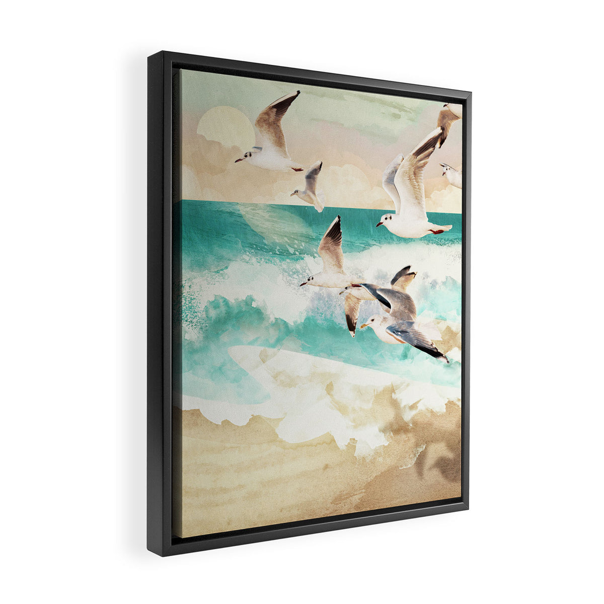 Summer Flight Framed Canvas Print Gallery Image 2