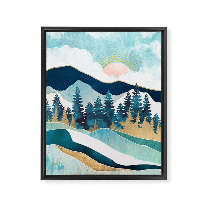 Summer Forest Framed Canvas Print Gallery Image 8