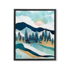 Summer Forest Framed Canvas Print Gallery Image 8