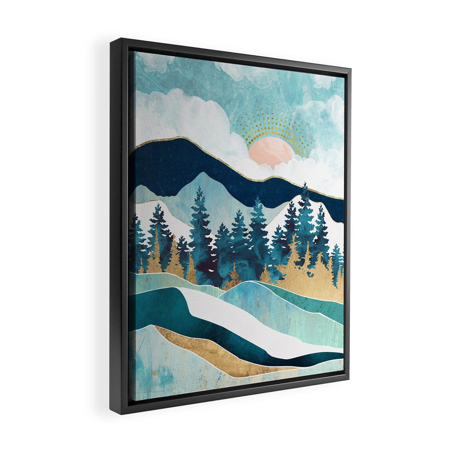 Summer Forest Framed Canvas Print Gallery Image 2