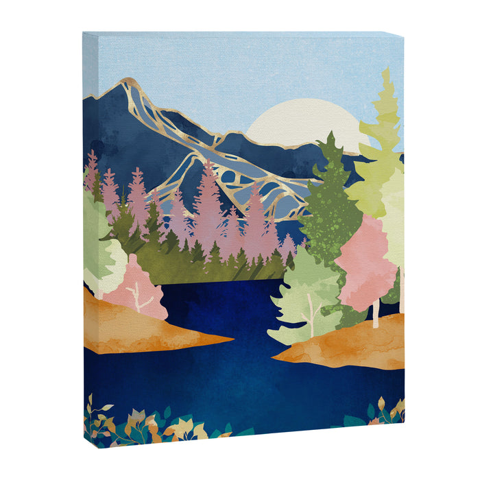 Summer Forest Lake Canvas Print Gallery Image 1