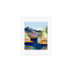 Summer Forest Lake Art Print Gallery Image 1