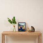 Summer Forest Lake Framed Canvas Print Gallery Image 4