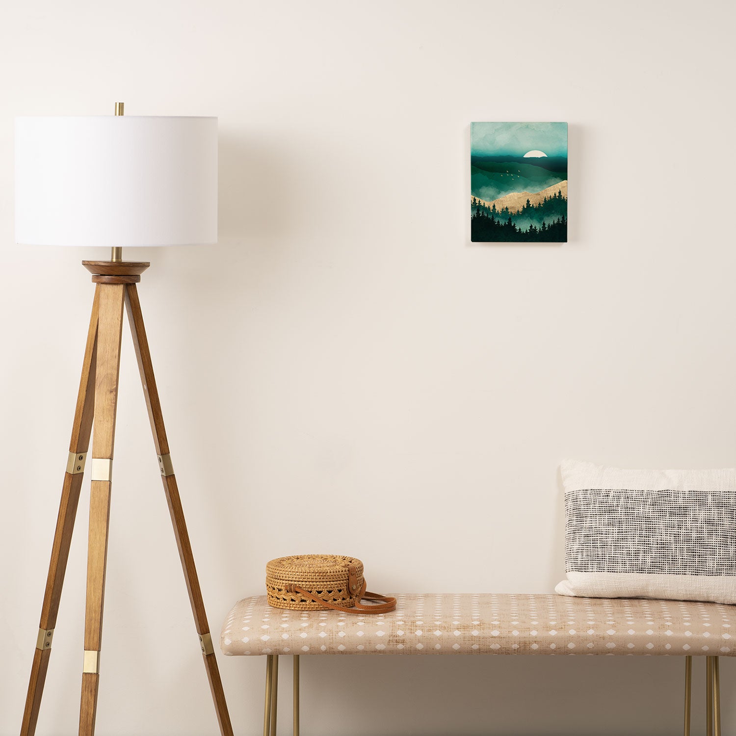 Summer Forest Mist Canvas Print Gallery Image 2