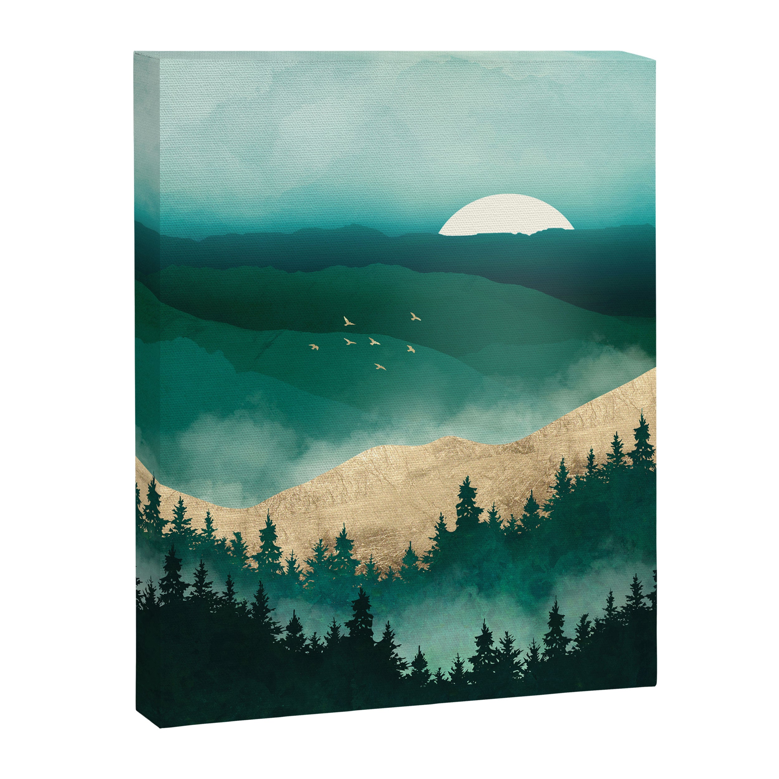 Summer Forest Mist Canvas Print Gallery Image 8