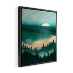 Summer Forest Mist Framed Canvas Print Gallery Image 2
