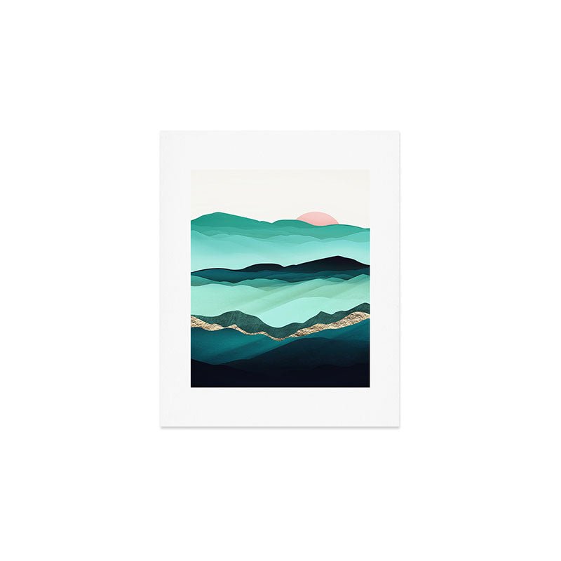 Summer Hills Art Print Gallery Image 1