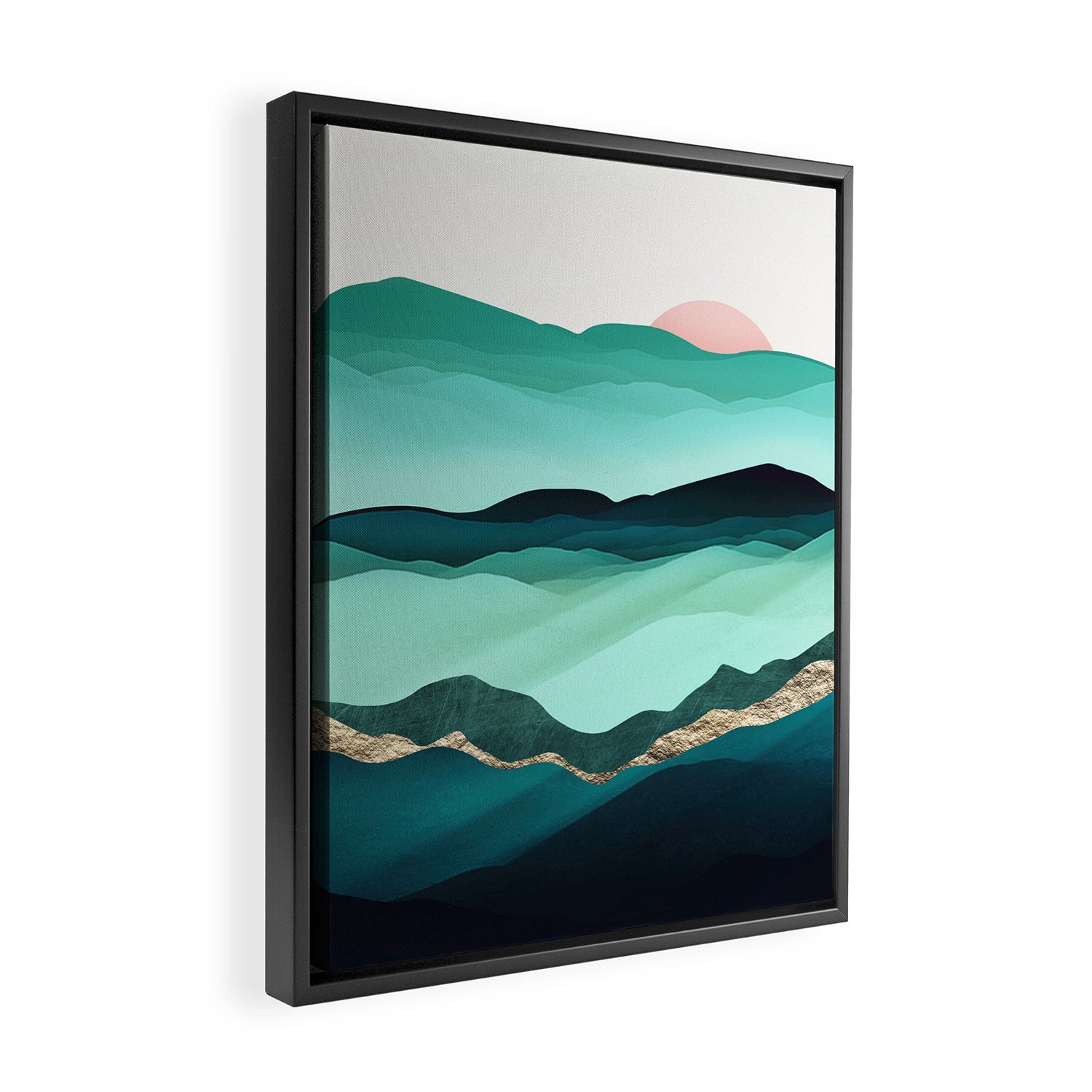 Summer Hills Framed Canvas Print Gallery Image 2