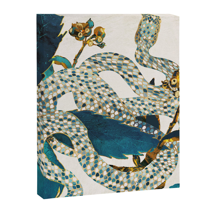 Summer Indigo Garden Canvas Print Gallery Image 1