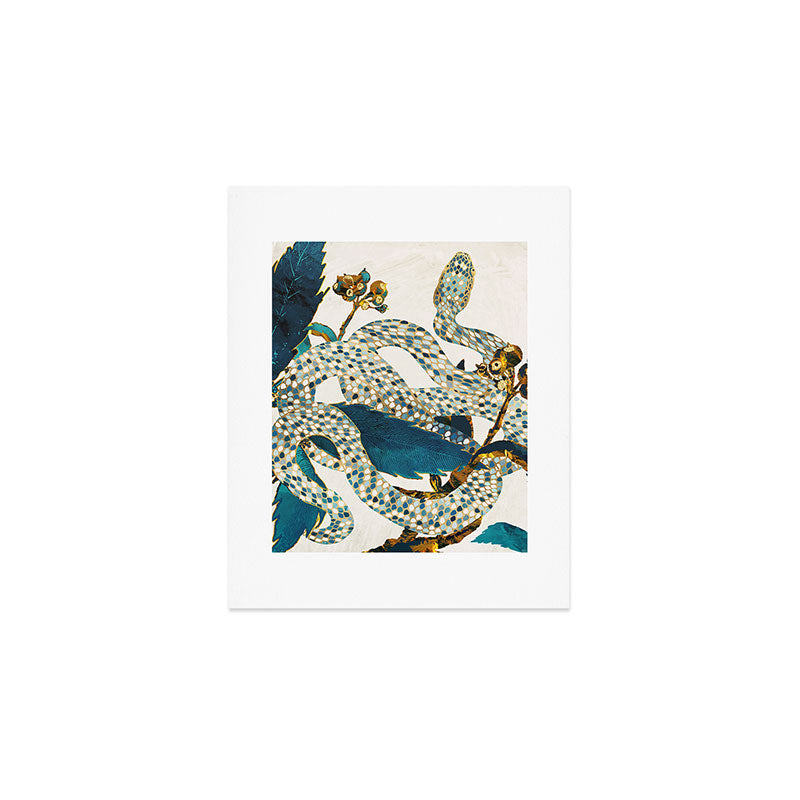 Summer Indigo Garden Art Print Gallery Image 1