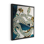 Summer Indigo Garden Framed Canvas Print Gallery Image 2