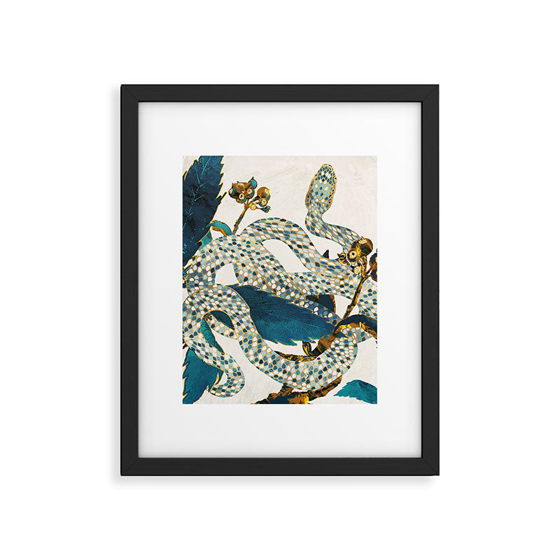 Summer Indigo Garden Framed Art Print Gallery Image 6