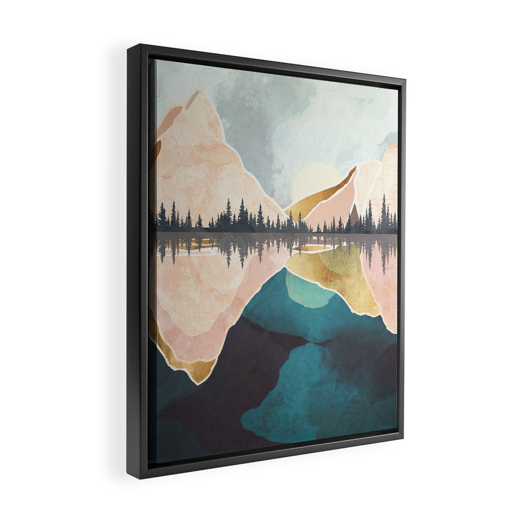Summer Reflection Framed Canvas Print Gallery Image 2