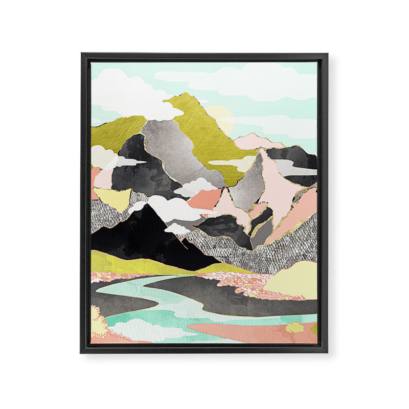 Summer River Framed Canvas Print Gallery Image 8