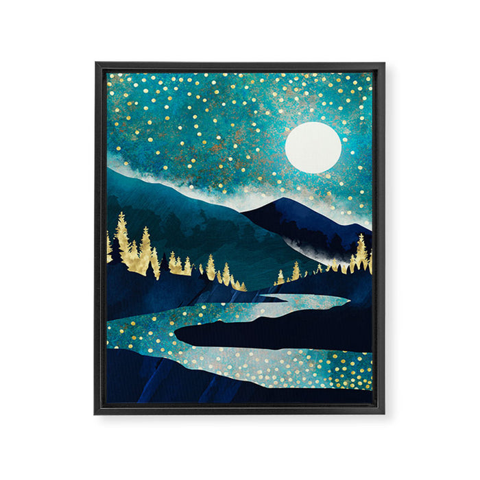 Summer Stars Framed Canvas Print Gallery Image 1