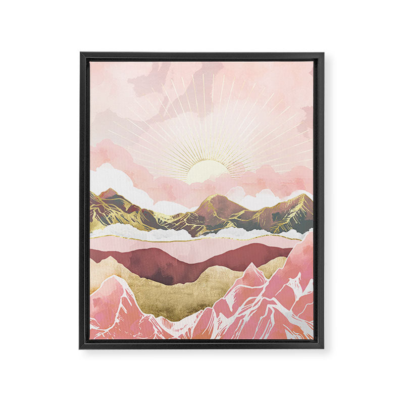 Summer Sunrise Framed Canvas Print Gallery Image 8