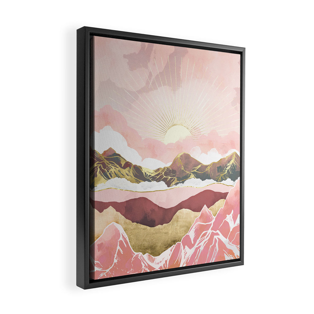 Summer Sunrise Framed Canvas Print Gallery Image 2