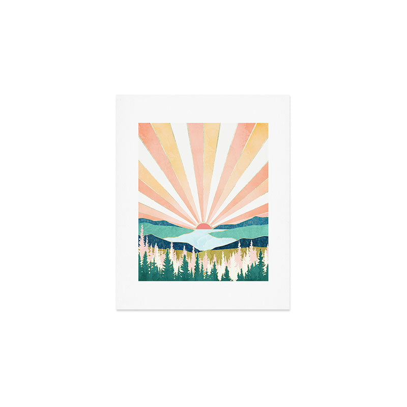 Summer Sunset Art Print Gallery Image 1