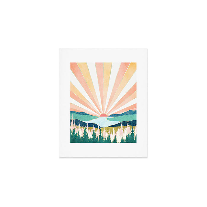 Summer Sunset Art Print Gallery Image 1