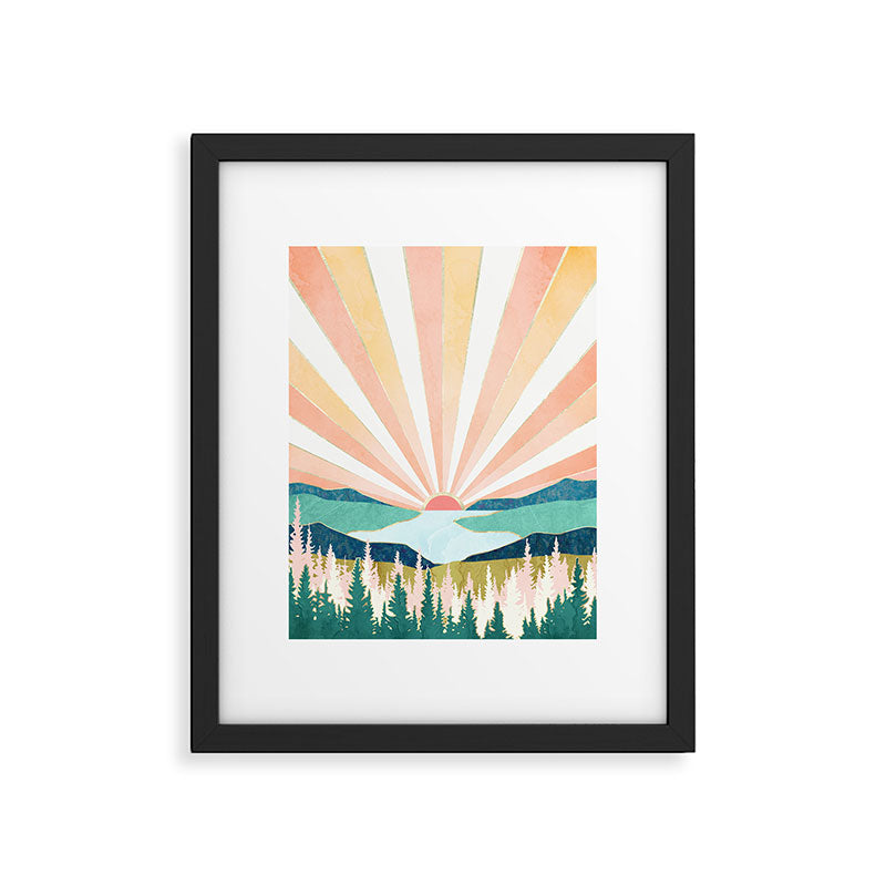 Summer Sunset Framed Art Print Gallery Image 6