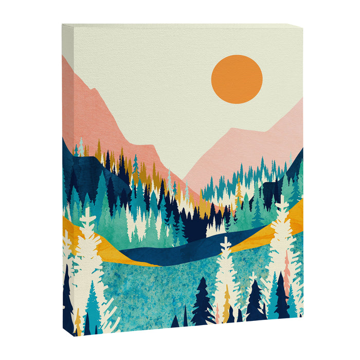 Summer Valley Vista Canvas Print Gallery Image 1