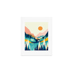 Summer Valley Vista Art Print Gallery Image 1