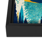 Summer Valley Vista Framed Canvas Print Gallery Image 3