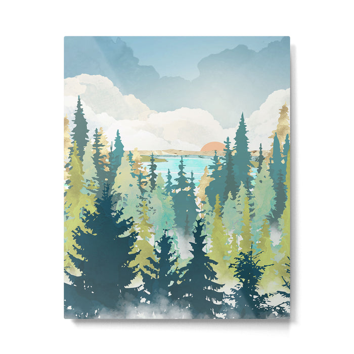 Summer View Metal Print Gallery Image 1