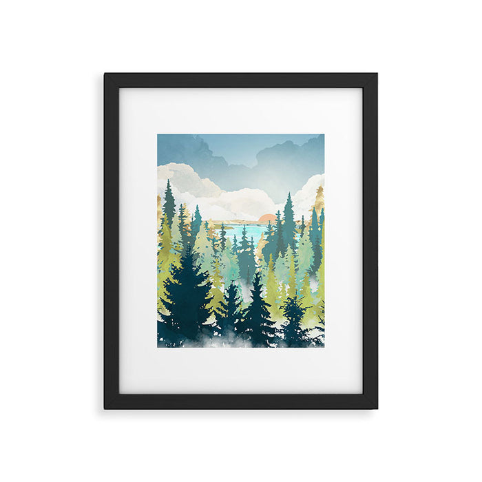 Summer View Framed Art Print Gallery Image 1