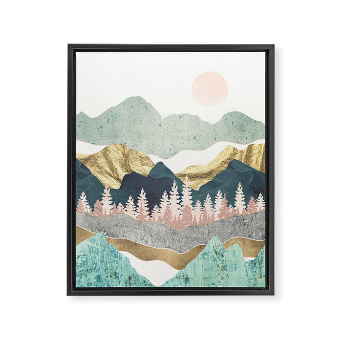 Summer Vista Framed Canvas Print Gallery Image 1
