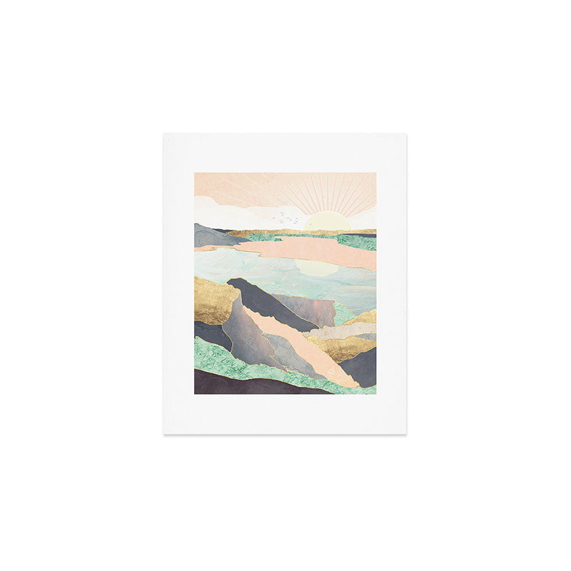 Sunrise Beach Art Print Gallery Image 1