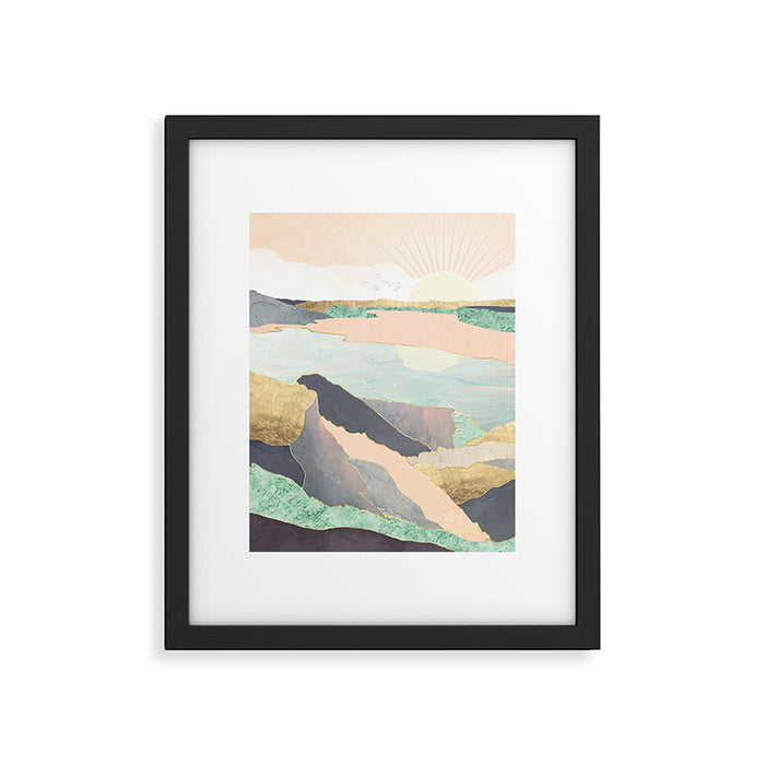 Sunrise Beach Framed Art Print Gallery Image 1
