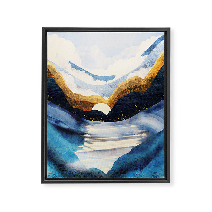 Sunrise Framed Canvas Print Gallery Image 1